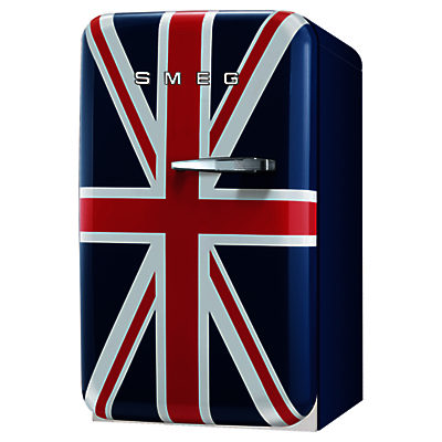 Smeg FAB5LUJ1 50's Style Minibar Cooler Fridge, 40.4cm Wide, Union Jack